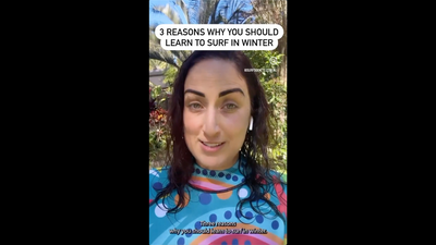 3 reasons why you should learn to surf in Winter
